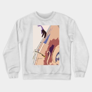 Jazz Bass Illustration Crewneck Sweatshirt